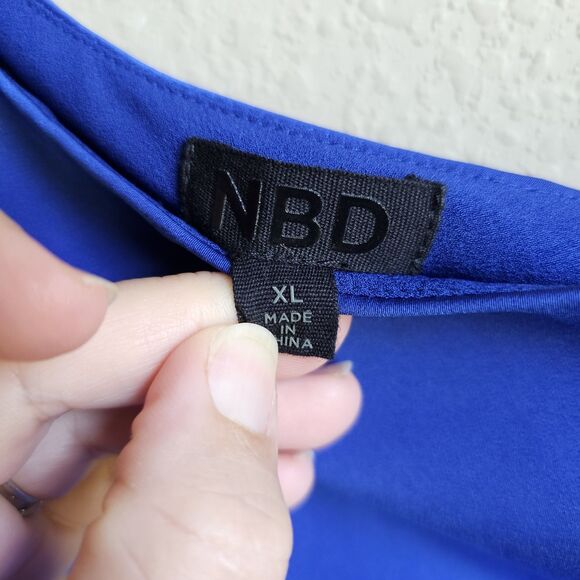 NBD Revolve Women’s Tere Mini Dress in Bright Cobalt XL MSRP $168 - Picture 7 of 9